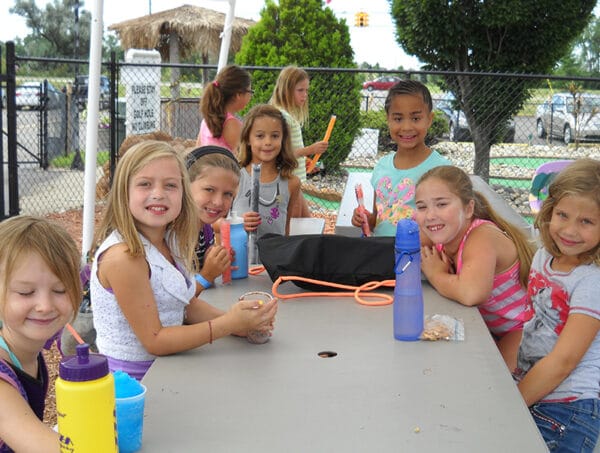 Juniors kids at junior summer camp